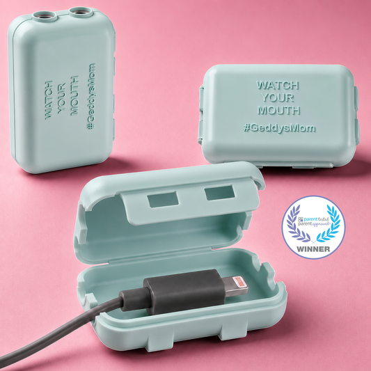 USB Charger Safety Cover (Dusty Aqua 3-PACK)