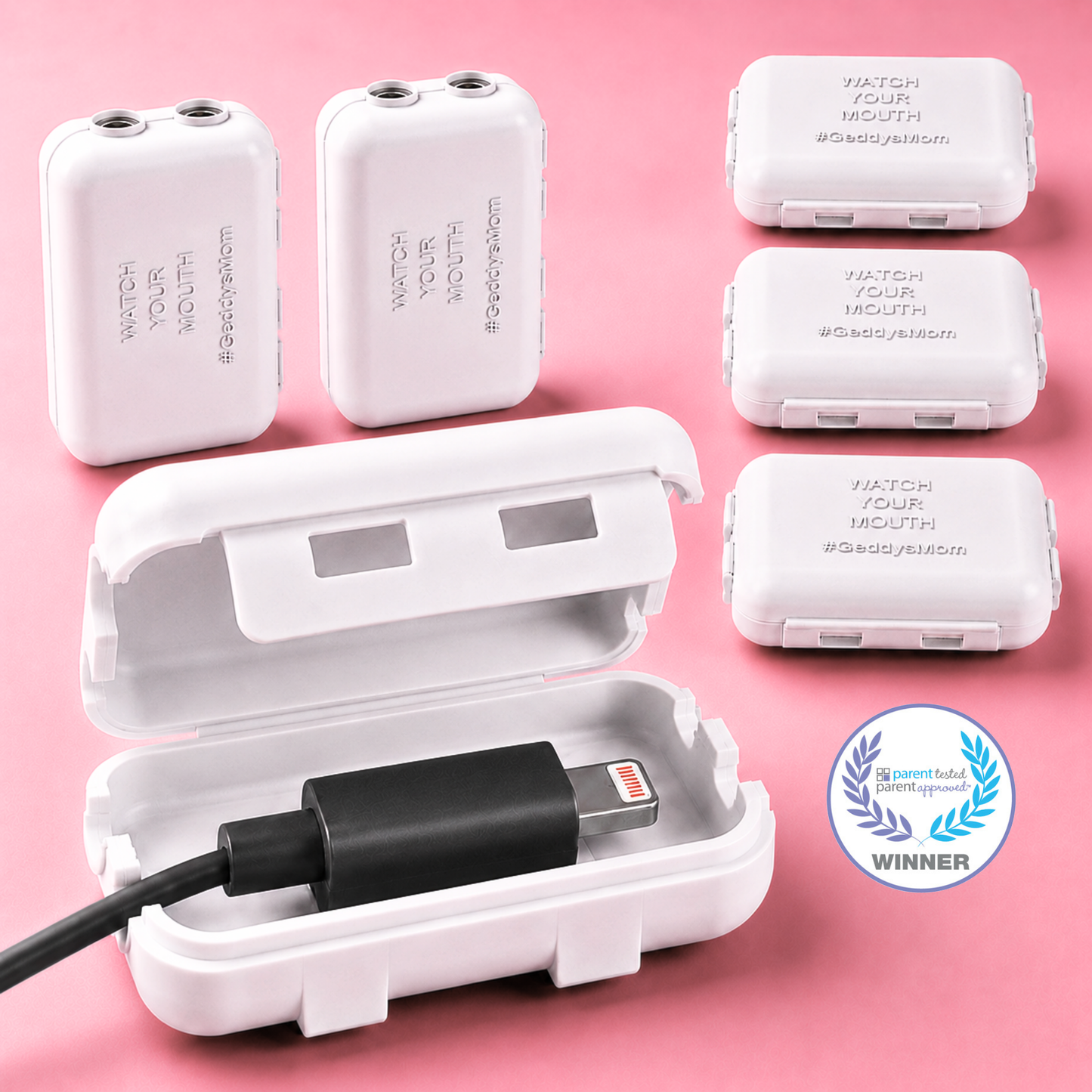 USB Charger Safety Cover (White 6-PACK)