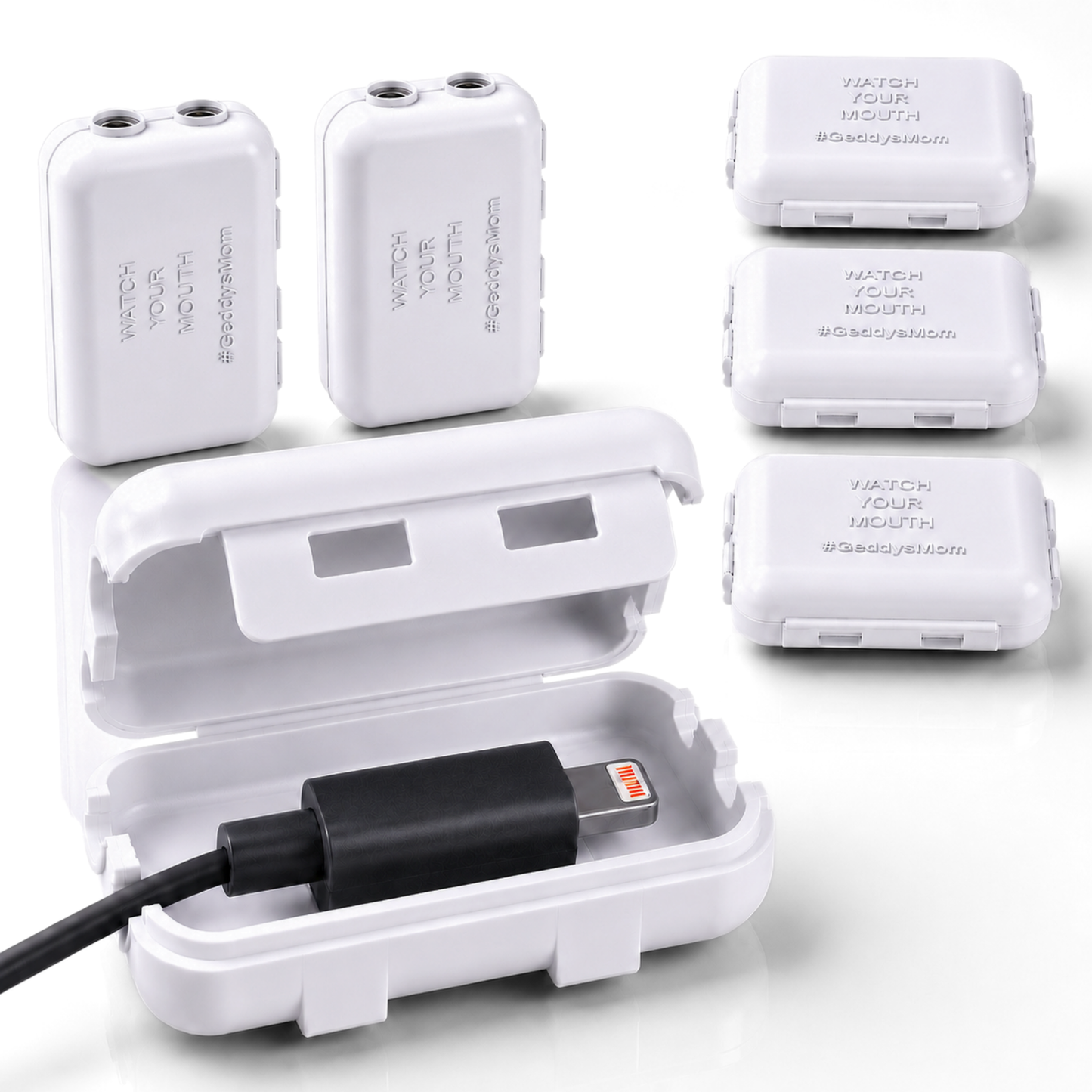 USB Charger Safety Cover (White 6-PACK)