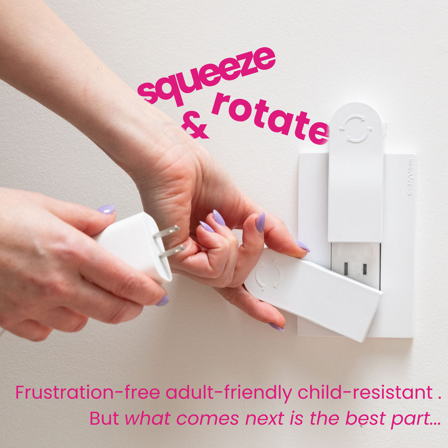 Self-Closing Dual Action Outlet Cover (2-SCREW Decora Outlets)