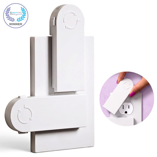 Self-Closing Dual-Action Outlet Cover (1-SCREW Duplex Outlets)